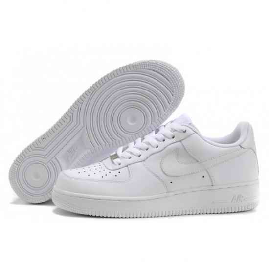 Nike Air Force 1 One White Women Shoes Low Top